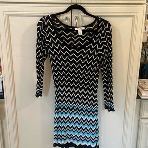 WHBM Chevron Knit Tunic Top